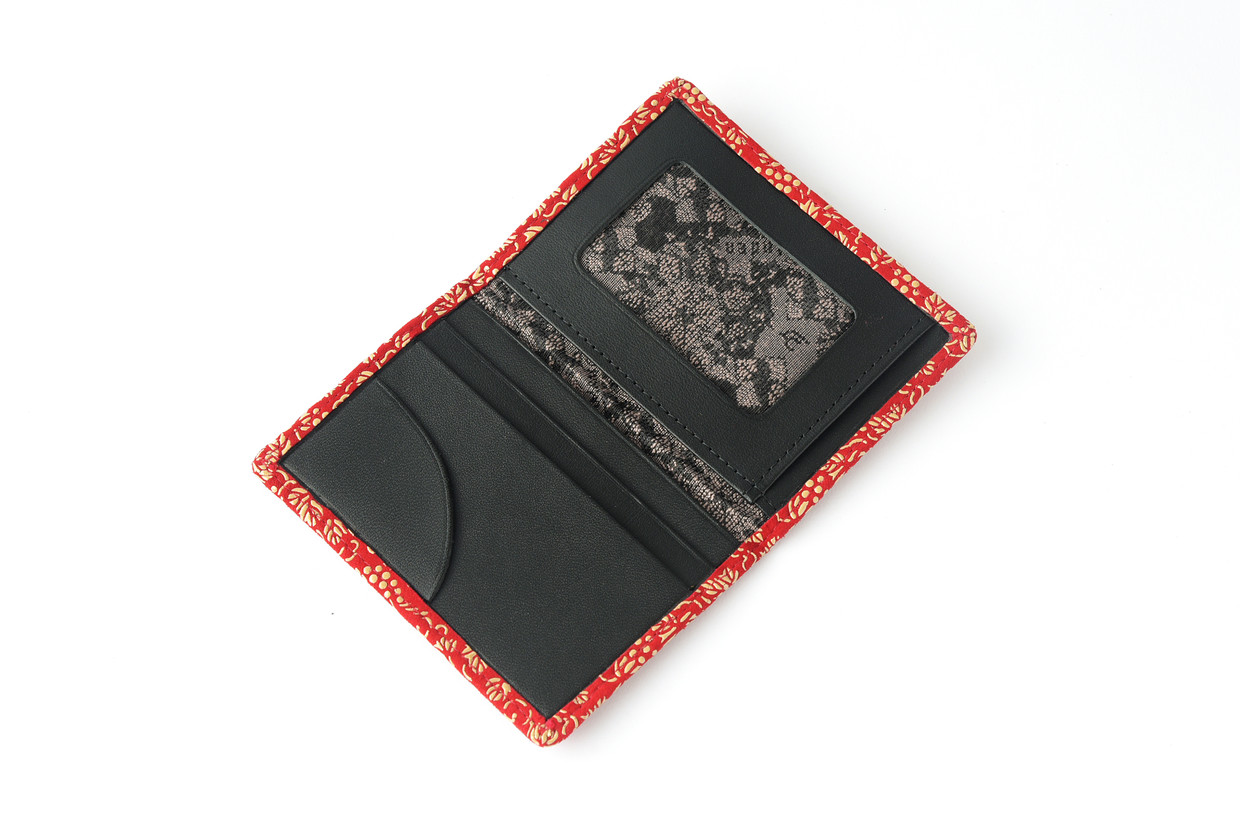 印傳の山本 - 製品紹介 - 2032 二つ折りカードケース Bifold